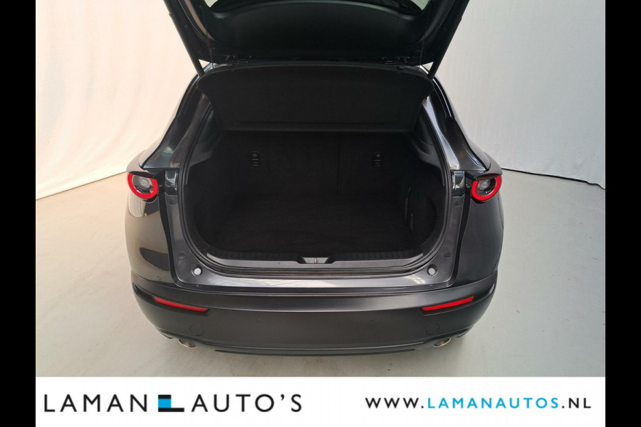 Mazda CX-30 2.0 e-SkyActiv-X M Hybrid 180pk Luxury Automaat | Bose Leder CarPlay 18" LMV ACC ECC BSM HUD Camera Metallic | Hybrid Voorschote