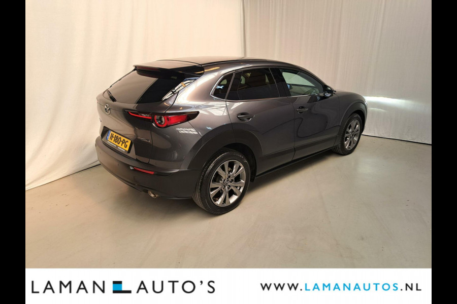 Mazda CX-30 2.0 e-SkyActiv-X M Hybrid 180pk Luxury Automaat | Bose Leder CarPlay 18" LMV ACC ECC BSM HUD Camera Metallic | Hybrid Voorschote