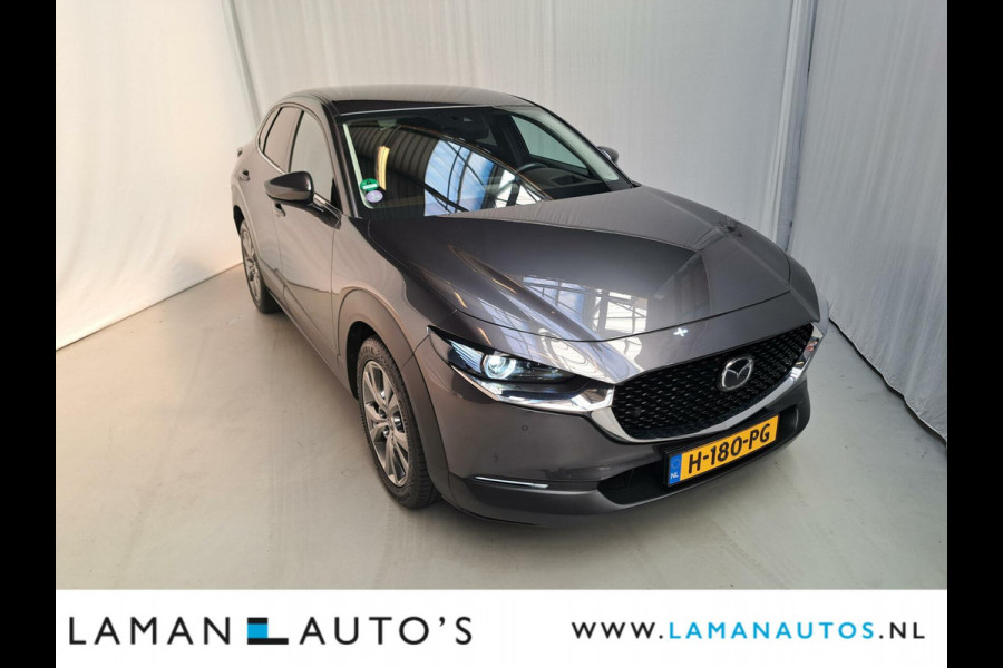 Mazda CX-30 2.0 e-SkyActiv-X M Hybrid 180pk Luxury Automaat | Bose Leder CarPlay 18" LMV ACC ECC BSM HUD Camera Metallic | Hybrid Voorschote