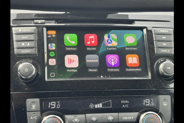 Nissan QASHQAI 1.3 DIG-T Tekna Cruise control Climate Automaat control Apple / Android carplay