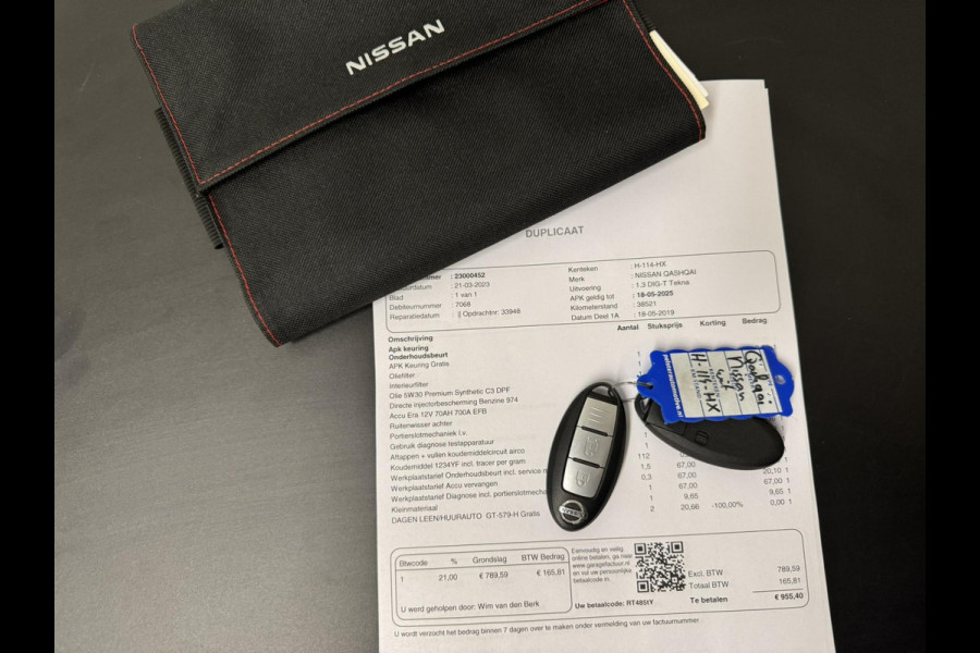 Nissan QASHQAI 1.3 DIG-T Tekna Cruise control Climate Automaat control Apple / Android carplay