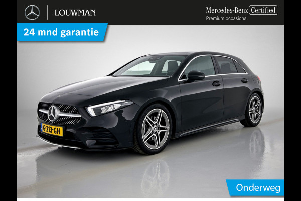 Mercedes-Benz A-Klasse 160 Business Solution AMG 5 spaaks lichtmetalen velgen | Navigatie | Parking support | Inclusief 24 maanden Mercedes-Benz Certified garantie voor Europa. / Auto Show Tilburg