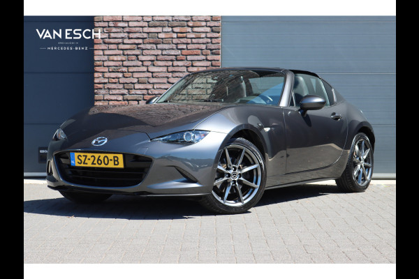 Mazda MX-5 RF 2.0 SkyActiv-G 160 GT-M | Navigatiesysteem | Bose | Leder | Apple Carplay | Stoelverwarming | Dodehoekassistent | Cruise Control | Elek. Clima |