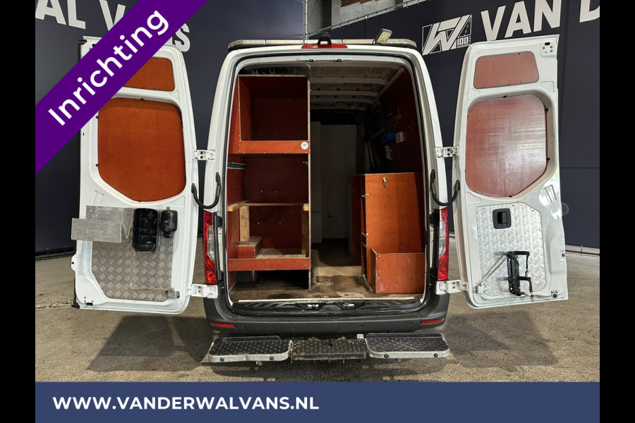 Mercedes-Benz Sprinter 316 CDI 164pk L2H2 inrichting Euro6 Airco | 2800kg Trekhaak | Camera | Apple Carplay | Parkeersensoren inklapbare spiegels, standkachel, cruisecontrol, MBUX, Android auto