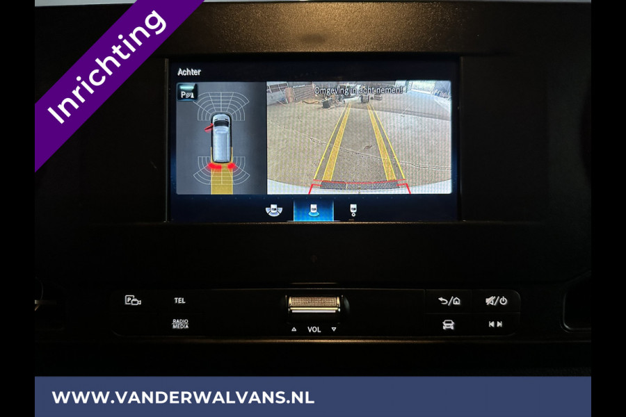 Mercedes-Benz Sprinter 316 CDI 164pk L2H2 inrichting Euro6 Airco | 2800kg Trekhaak | Camera | Apple Carplay | Parkeersensoren inklapbare spiegels, standkachel, cruisecontrol, MBUX, Android auto