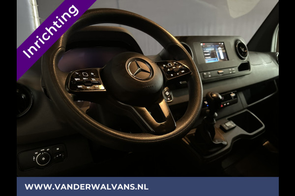 Mercedes-Benz Sprinter 316 CDI 164pk L2H2 inrichting Euro6 Airco | 2800kg Trekhaak | Camera | Apple Carplay | Parkeersensoren inklapbare spiegels, standkachel, cruisecontrol, MBUX, Android auto