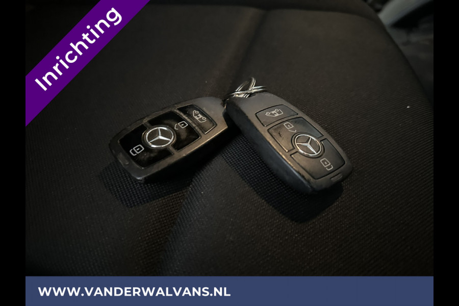 Mercedes-Benz Sprinter 316 CDI 164pk L2H2 inrichting Euro6 Airco | 2800kg Trekhaak | Camera | Apple Carplay | Parkeersensoren inklapbare spiegels, standkachel, cruisecontrol, MBUX, Android auto