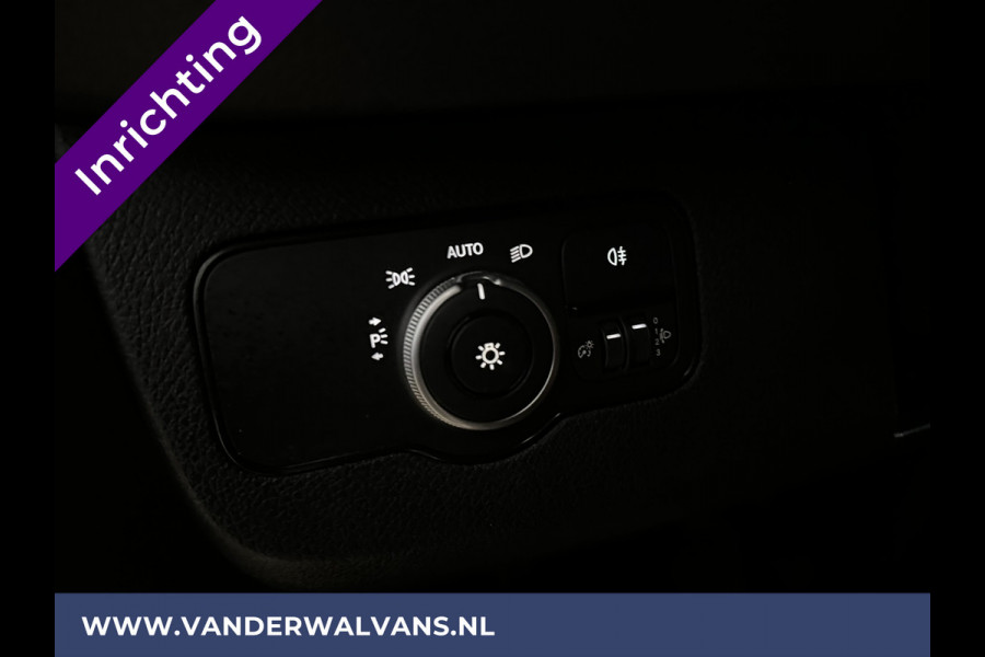 Mercedes-Benz Sprinter 316 CDI 164pk L2H2 inrichting Euro6 Airco | 2800kg Trekhaak | Camera | Apple Carplay | Parkeersensoren inklapbare spiegels, standkachel, cruisecontrol, MBUX, Android auto