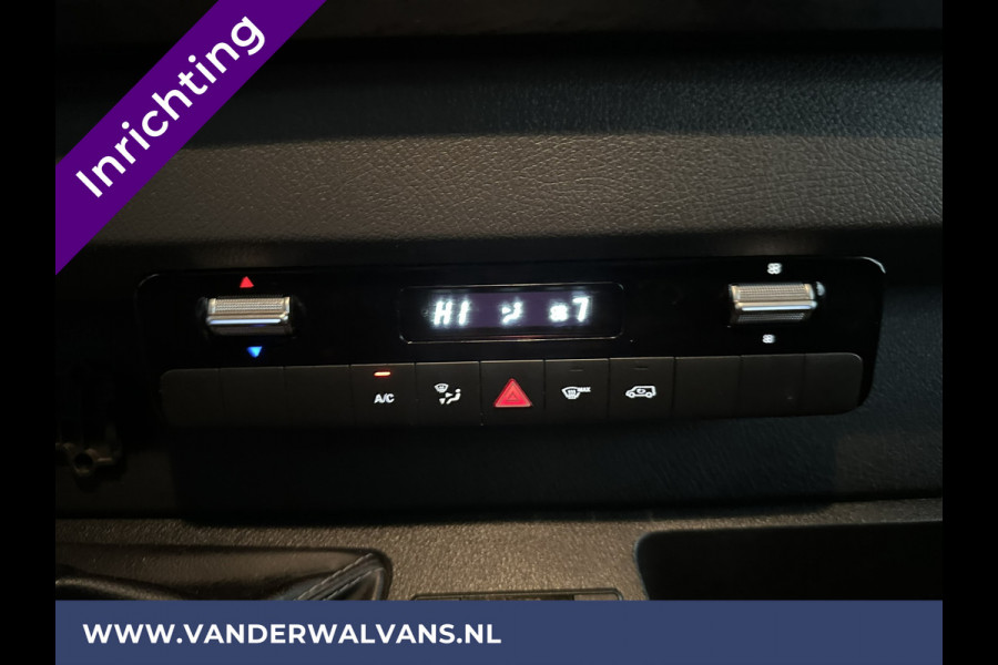 Mercedes-Benz Sprinter 316 CDI 164pk L2H2 inrichting Euro6 Airco | 2800kg Trekhaak | Camera | Apple Carplay | Parkeersensoren inklapbare spiegels, standkachel, cruisecontrol, MBUX, Android auto
