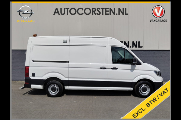 Volkswagen Crafter 30 2.0TDI L3H2 Airco Camera Navi Ingebouwd kantoor Bluetooth EURO6 Betonplex vloer Wandbekleding Schuifdeur Buro 2.500kg trekvermogen keurige bus!