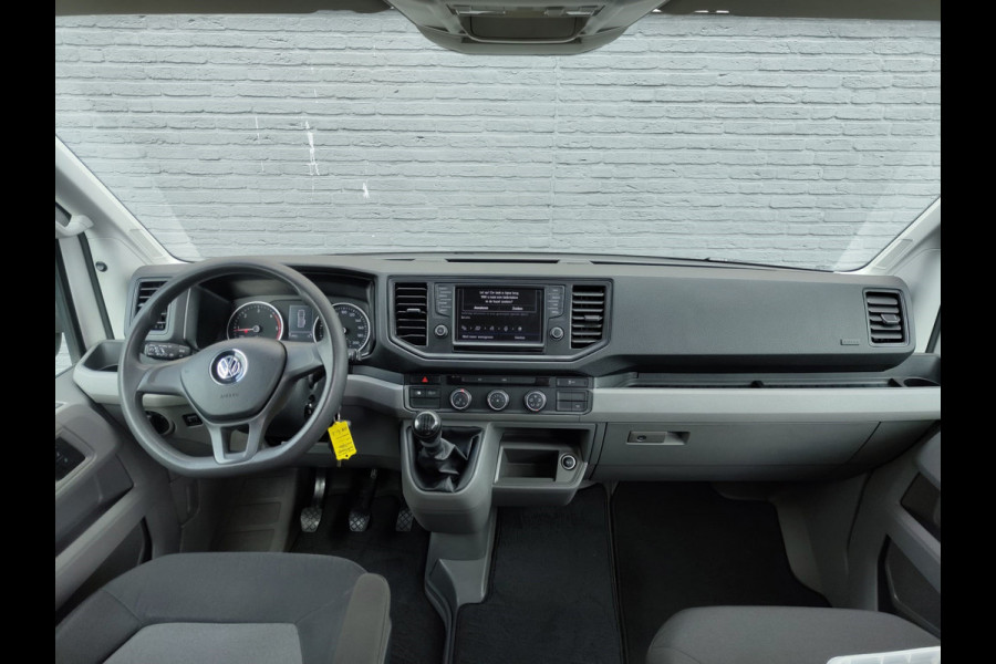 Volkswagen Crafter 30 2.0TDI L3H2 Airco Camera Navi Ingebouwd kantoor Bluetooth EURO6 Betonplex vloer Wandbekleding Schuifdeur Buro 2.500kg trekvermogen keurige bus!