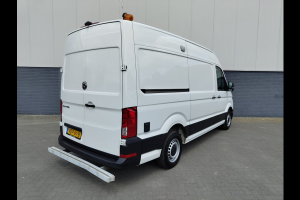 Volkswagen Crafter 30 2.0TDI L3H2 Airco Camera Navi Ingebouwd kantoor Bluetooth EURO6 Betonplex vloer Wandbekleding Schuifdeur Buro 2.500kg trekvermogen keurige bus!