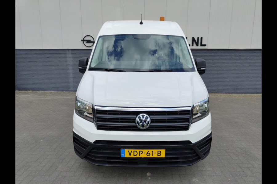 Volkswagen Crafter 30 2.0TDI L3H2 Airco Camera Navi Ingebouwd kantoor Bluetooth EURO6 Betonplex vloer Wandbekleding Schuifdeur Buro 2.500kg trekvermogen keurige bus!