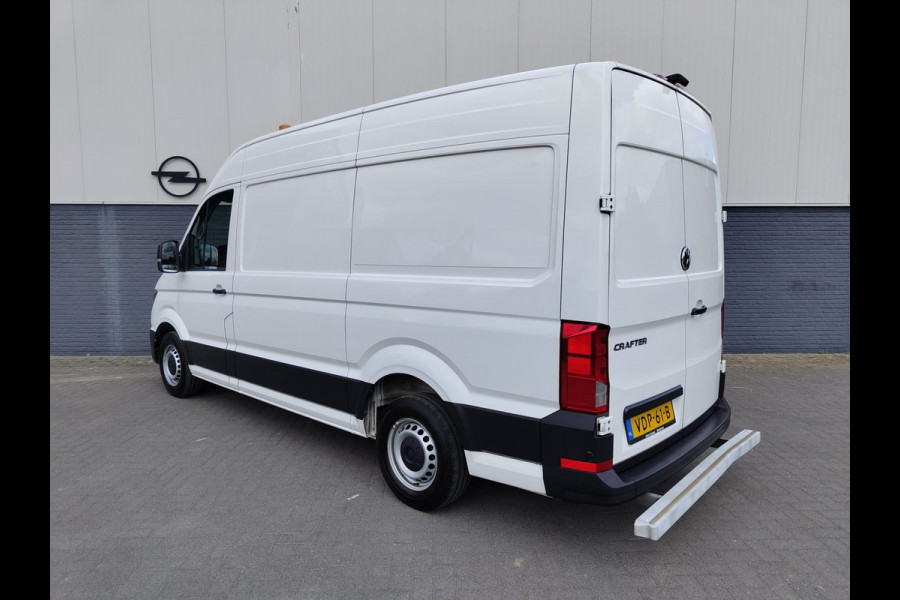Volkswagen Crafter 30 2.0TDI L3H2 Airco Camera Navi Ingebouwd kantoor Bluetooth EURO6 Betonplex vloer Wandbekleding Schuifdeur Buro 2.500kg trekvermogen keurige bus!