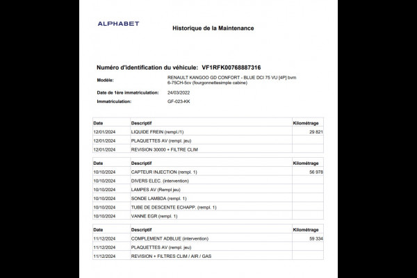 Renault Kangoo 1.5 Blue dCi 75 Comfort L1 |Carplay|Cruise|PDC|