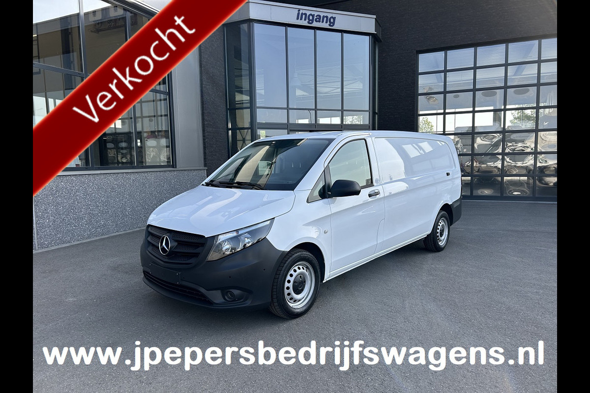 Mercedes-Benz Vito 116 CDI Extra lang / Automaat / Navigatie / Camera / Parkeersensoren / Airco / Cruise control / Achterdeuren Mercedes-Benz Vito 116 CDI Extra lang / Automaat / Navigatie / Camera / Parkeersensoren / Airco / Cruise control / Achterdeuren
