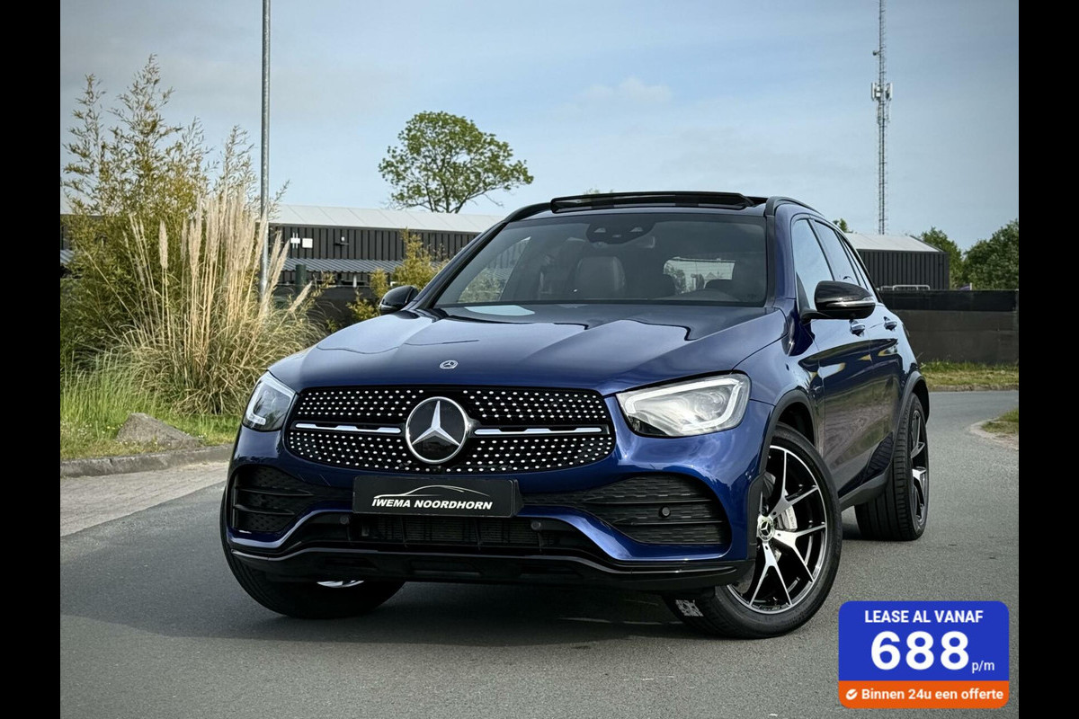 Mercedes-Benz GLC 300de 4MATIC AMG Panoramadak|Camera 360°|Burmester®|Luchtvering|Keyless|Night pakket|Trekhaak|Distronic|Multibeam LED|Sfeerverli Mercedes-Benz GLC 300de 4MATIC AMG Panoramadak|Camera 360°|Burmester®|Luchtvering|Keyless|Night pakket|Trekhaak|Distronic|Multibeam LED|Sfeerverli