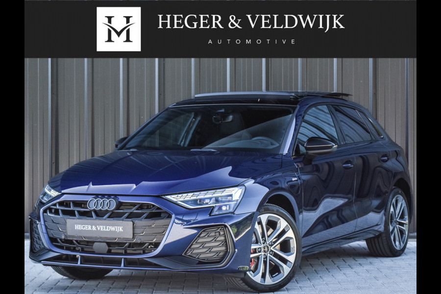 Audi A3 Sportback 45 TFSI e S EDITION COMPETITION | PANORAMADAK | S-SEATS | ADAPTIVE CRUISE | SONOS SOUND | CAMERA | BLACK-OPTIC | AMBIA