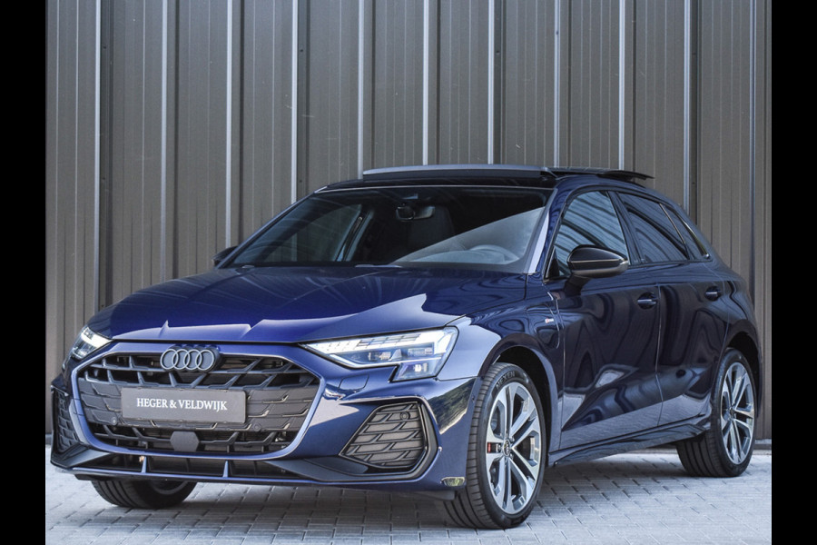Audi A3 Sportback 45 TFSI e S EDITION COMPETITION | PANORAMADAK | S-SEATS | ADAPTIVE CRUISE | SONOS SOUND | CAMERA | BLACK-OPTIC | AMBIA