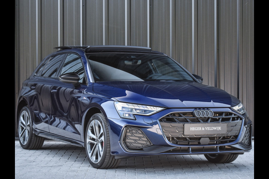 Audi A3 Sportback 45 TFSI e S EDITION COMPETITION | PANORAMADAK | S-SEATS | ADAPTIVE CRUISE | SONOS SOUND | CAMERA | BLACK-OPTIC | AMBIA