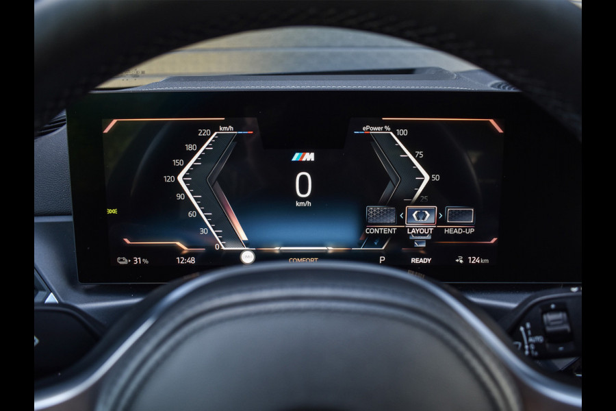 BMW i4 eDrive40 High EXECUTIVE 84 kWh | M-SPORT | SCHUIFDAK | SHADOW-LINE | NL- AUTO | CAMERA | HEAD-UP | TREKHAAK | MEMORY SEATS | AMB