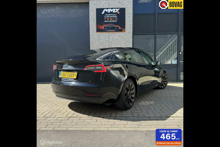 Tesla Model 3 SR+ ZWART MiC 60kwh MMX PACK AMD RYZEN