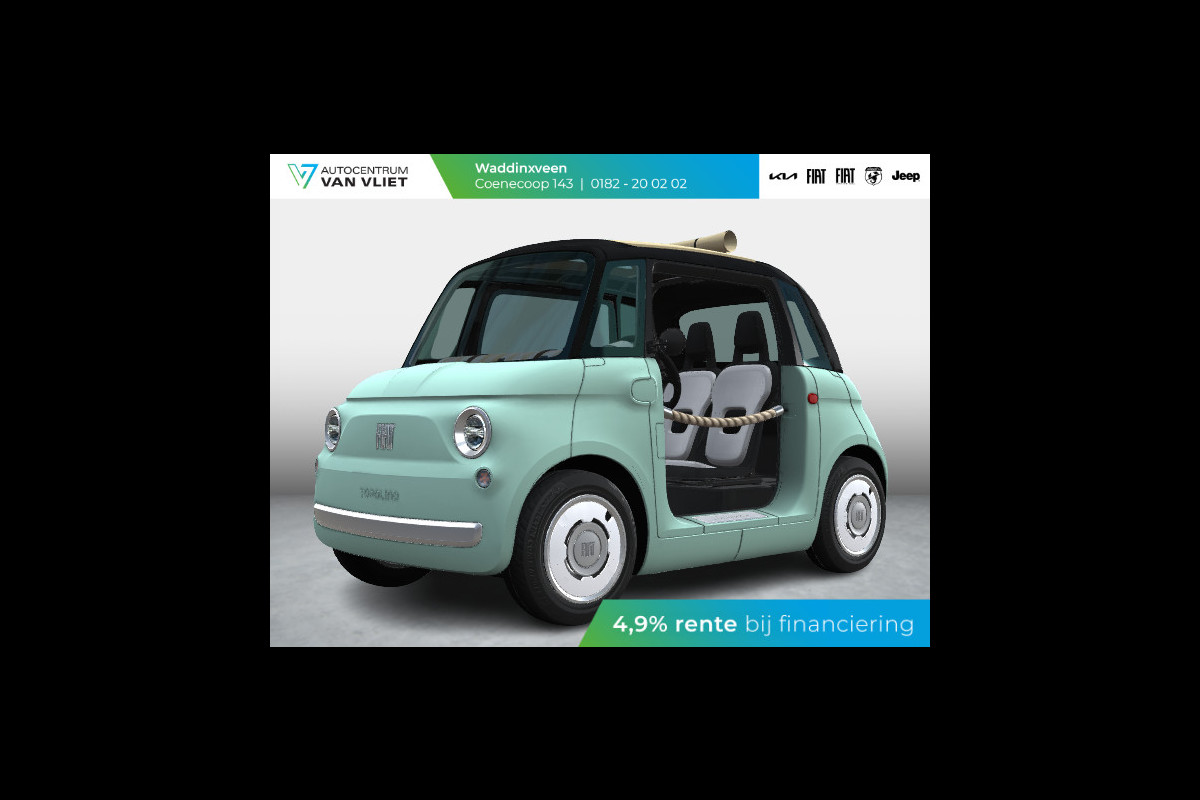Fiat TOPOLINO Dolcevita | Nu beschikbaar voor proefritten | Actieradius 75km Fiat TOPOLINO Dolcevita | Nu beschikbaar voor proefritten | Actieradius 75km