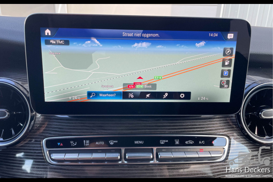 Mercedes-Benz Eqv Lang Avantgarde Navi 360° Camera 7-Zits Leder MBUX Apple Carplay / Android Auto Fabrieksgarantie!