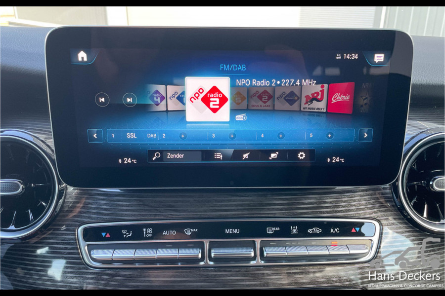 Mercedes-Benz Eqv Lang Avantgarde Navi 360° Camera 7-Zits Leder MBUX Apple Carplay / Android Auto Fabrieksgarantie!