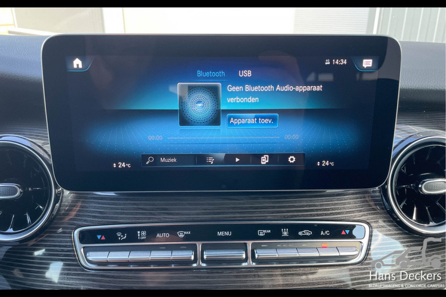 Mercedes-Benz Eqv Lang Avantgarde Navi 360° Camera 7-Zits Leder MBUX Apple Carplay / Android Auto Fabrieksgarantie!