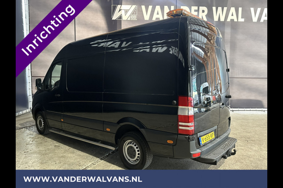 Mercedes-Benz Sprinter 316 CDI 163 pk L2H2 inrichting Euro6 Airco | Stoelverwarming | Cruiscontrol | Trekhaak Chauffeursstoel, Parkeersensoren, Bijrijdersbank