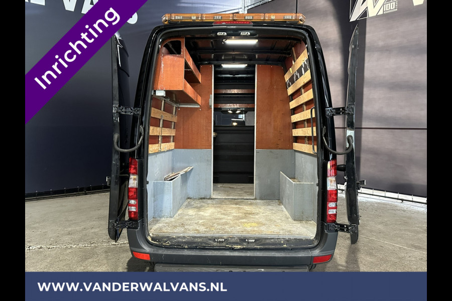 Mercedes-Benz Sprinter 316 CDI 163 pk L2H2 inrichting Euro6 Airco | Stoelverwarming | Cruiscontrol | Trekhaak Chauffeursstoel, Parkeersensoren, Bijrijdersbank