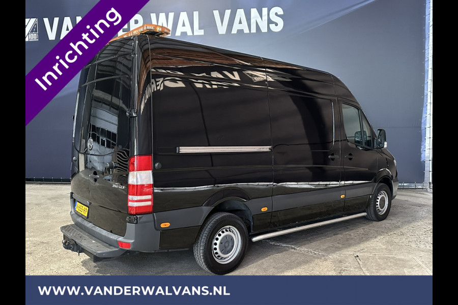 Mercedes-Benz Sprinter 316 CDI 163 pk L2H2 inrichting Euro6 Airco | Stoelverwarming | Cruiscontrol | Trekhaak Chauffeursstoel, Parkeersensoren, Bijrijdersbank