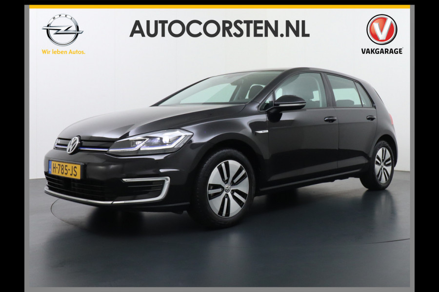 Volkswagen e-Golf AUT. Adaptive Cruise Apple Carplay Android Navi Climatronic Pdc Led Regen-Lichtsensor 36kWh Bluetooth Car-Net App-Connect E-DITION 1e Eigenaar