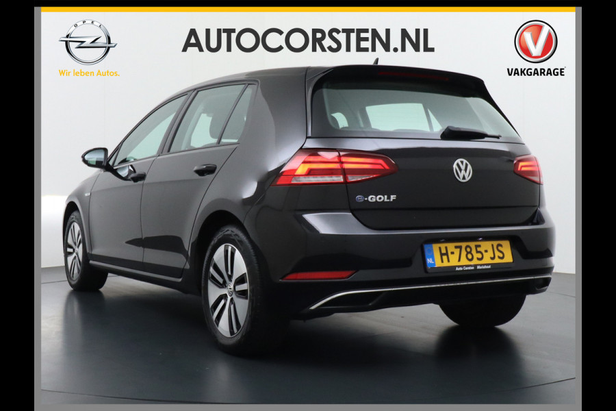 Volkswagen e-Golf AUT. Adaptive Cruise Apple Carplay Android Navi Climatronic Pdc Led Regen-Lichtsensor 36kWh Bluetooth Car-Net App-Connect E-DITION 1e Eigenaar