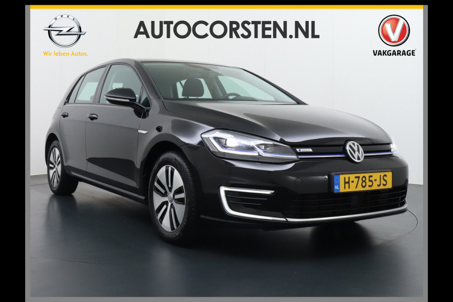Volkswagen e-Golf AUT. Adaptive Cruise Apple Carplay Android Navi Climatronic Pdc Led Regen-Lichtsensor 36kWh Bluetooth Car-Net App-Connect E-DITION 1e Eigenaar