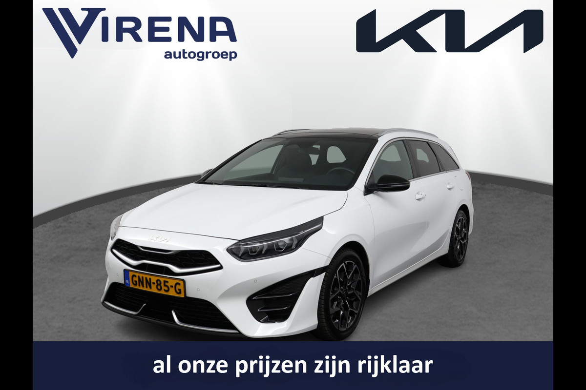 Kia Ceed Sportswagon 1.5 T-GDi GT-Line Apple Carplay/Android Auto - Cruise Control Adaptief - Dodehoekdetectie - Panoramadak - Navigatie - Stoel/Stuur verwarming - Fabrieksgarantie tot 10-2031