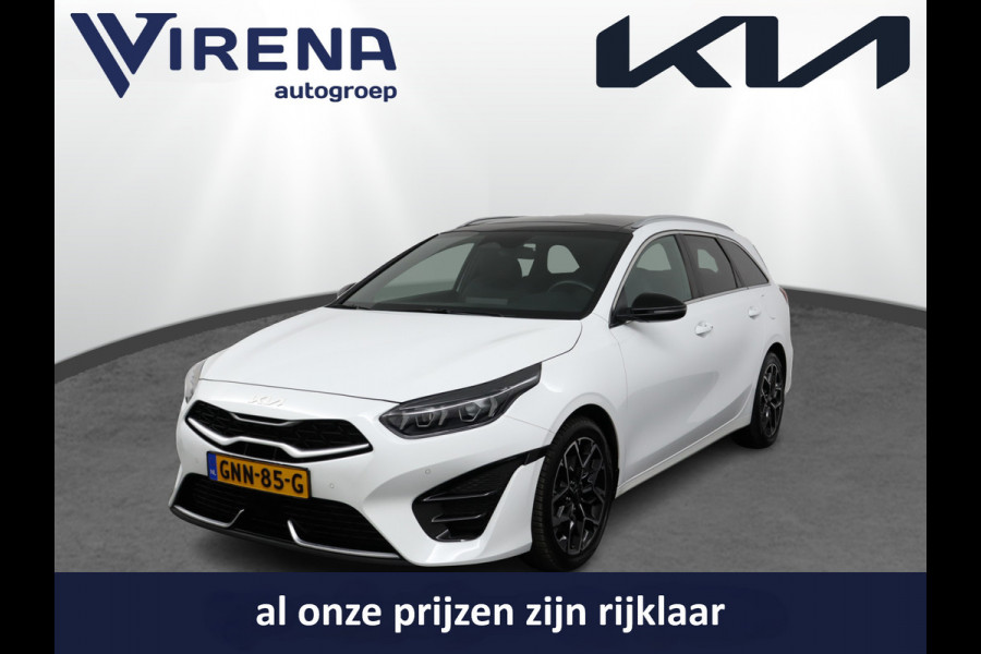 Kia Ceed Sportswagon 1.5 T-GDi GT-Line Apple Carplay/Android Auto - Cruise Control Adaptief - Dodehoekdetectie - Panoramadak - Navigatie - Stoel/Stuur verwarming - Fabrieksgarantie tot 10-2031