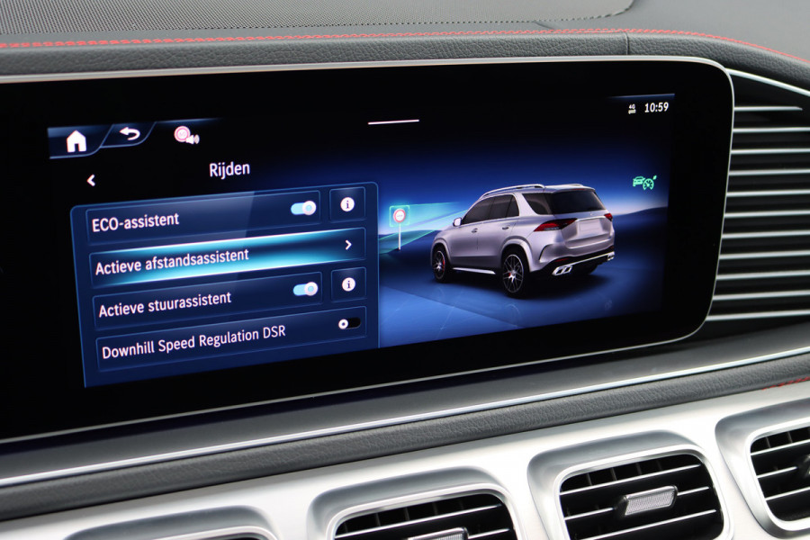 Mercedes-Benz GLE AMG 53 Hybrid Premium 4MATIC+ Aut9 | Luchtvering | Distronic | Memory | Trekhaak | HUD | Burmester | Luchtkwaliteitspakket | Surround Camera | Keyless Go | Augmented Reality |