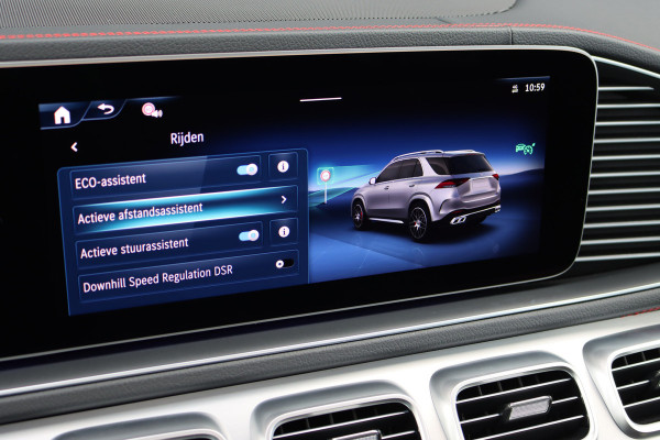 Mercedes-Benz GLE AMG 53 Hybrid Premium 4MATIC+ Aut9 | Luchtvering | Distronic | Memory | Trekhaak | HUD | Burmester | Luchtkwaliteitspakket | Surround Camera | Keyless Go | Augmented Reality |