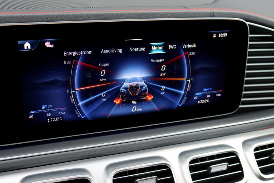 Mercedes-Benz GLE AMG 53 Hybrid Premium 4MATIC+ Aut9 | Luchtvering | Distronic | Memory | Trekhaak | HUD | Burmester | Luchtkwaliteitspakket | Surround Camera | Keyless Go | Augmented Reality |