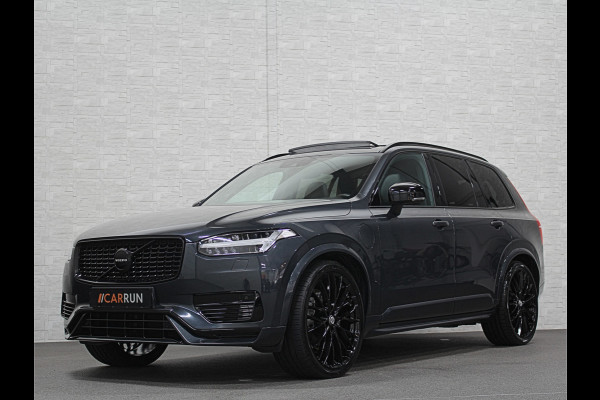 Volvo XC90 455pk T8 AWD R-Design Long Range | Ultimate Dark | Luchtvering | 360 Camera | Bowers & Wilkins | Panorama | Pilot-Assist | ACC | Stoel Massage & Ventilatie | Dubbel glas | Head-Up | Memory | Trekhaak | Sportstoelen | Keyless-Entry | Stuurwiel Verwarmd |