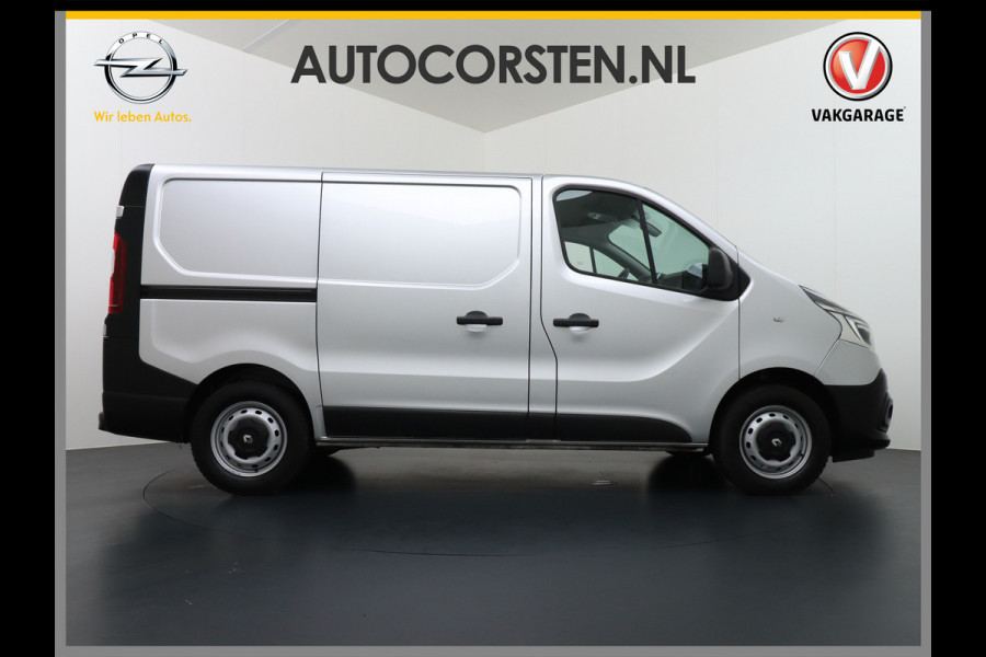 Renault Trafic 1.6dCi 96 T29 L1H1 3-Persoons Trekhaak Ecc Navi Camera Regen/Lichtsensor Cruise Control Pdc Bluetooth Led Schuifdeur Betonplex vloer Wandbekleding Comfort 1e Eigenaar Euro 6 Facelift model 2.000kg trekvermogen