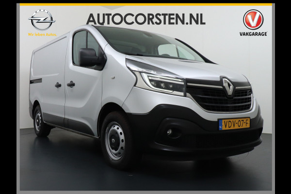 Renault Trafic 1.6dCi 96 T29 L1H1 3-Persoons Trekhaak Ecc Navi Camera Regen/Lichtsensor Cruise Control Pdc Bluetooth Led Schuifdeur Betonplex vloer Wandbekleding Comfort 1e Eigenaar Euro 6 Facelift model 2.000kg trekvermogen