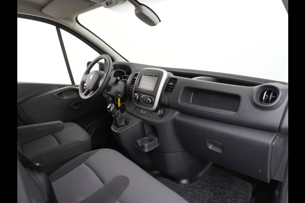 Renault Trafic 1.6dCi 96 T29 L1H1 3-Persoons Trekhaak Ecc Navi Camera Regen/Lichtsensor Cruise Control Pdc Bluetooth Led Schuifdeur Betonplex vloer Wandbekleding Comfort 1e Eigenaar Euro 6 Facelift model 2.000kg trekvermogen