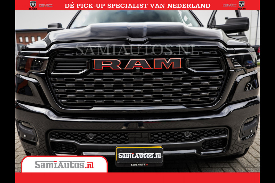 Dodge Ram TradesMan 6 Personen Uitvoering | 420Pk 636Nm | Pick-Up | Comfortabele Dubbele Cabine met Royale 6 Zitplaatsen | BPM vrij | Nu Leverbaar uit Voorraad | Voorraad Nr 2217- 2911