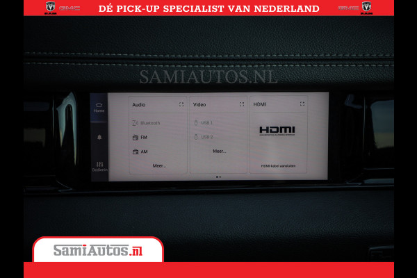 Dodge Ram Laramie Night | Face Lift | 420Pk 636 Nn | Extra Groot Scherm + Passagiers Scherm | Comfortabele Dubbele Cabine met Royale 5 Zitplaatsen | Nu Leverbaar uit Voorraad | Voorraad Nr 2223 - 5047