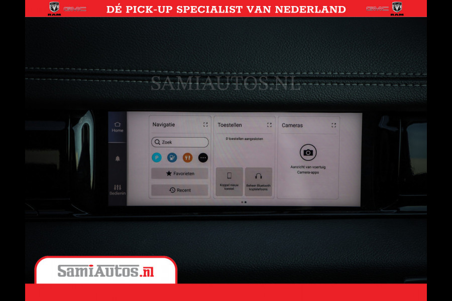 Dodge Ram Laramie Night | Face Lift | 420Pk 636 Nn | Extra Groot Scherm + Passagiers Scherm | Comfortabele Dubbele Cabine met Royale 5 Zitplaatsen | Nu Leverbaar uit Voorraad | Voorraad Nr 2223 - 5047