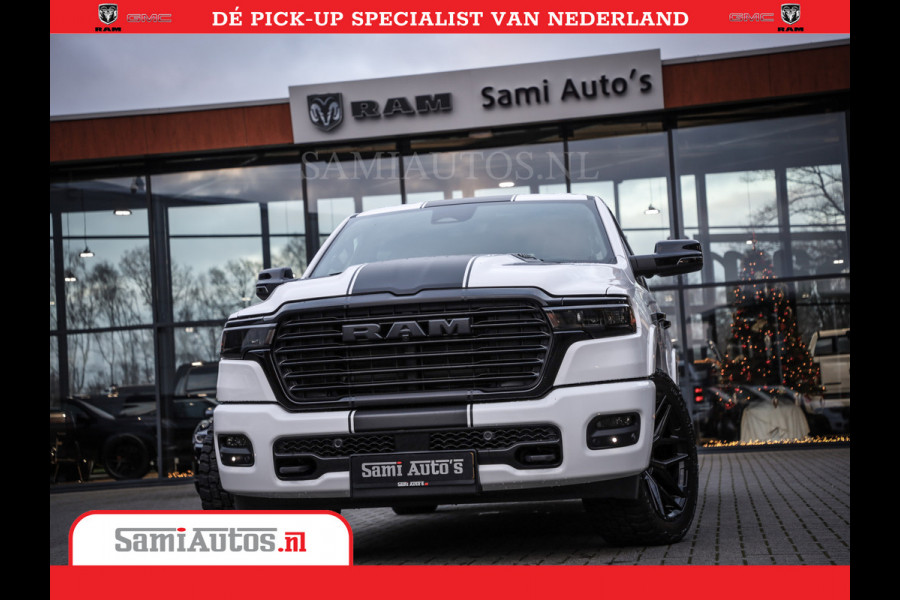 Dodge Ram Laramie Night | Face Lift | 420Pk 636 Nn | Extra Groot Scherm + Passagiers Scherm | Comfortabele Dubbele Cabine met Royale 5 Zitplaatsen | Nu Leverbaar uit Voorraad | Voorraad Nr 2223 - 5047