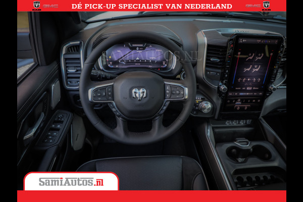 Dodge Ram Laramie Night | Face Lift | 420Pk 636 Nn | Extra Groot Scherm + Passagiers Scherm | Comfortabele Dubbele Cabine met Royale 5 Zitplaatsen | Nu Leverbaar uit Voorraad | Voorraad Nr 2223 - 5047